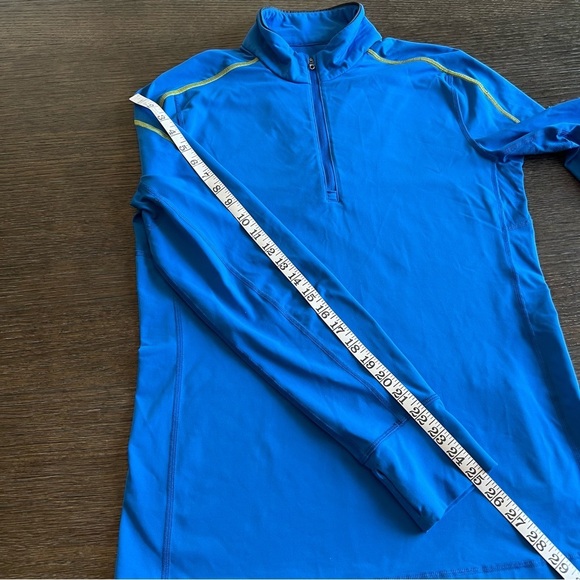 LULULEMON Core 1/4 Zip Pullover Blue Rulu men’s size M - Picture 13 of 15